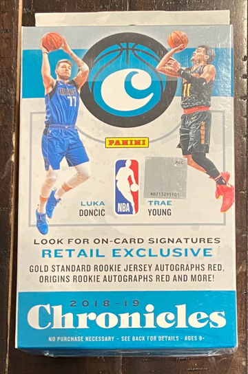 2018 Chronicles Basketball Hanger Box