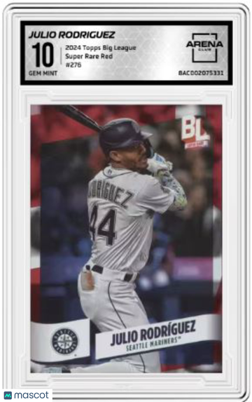 2024 Topps Big League Julio Rodriguez #276 Arena Club 10