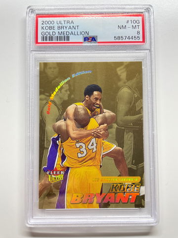 2000 Ultra Gold Medallion Kobe Bryant PSA 8
