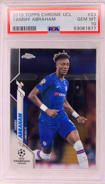 Tammy Abraham 2019-20 Topps Chrome UEFA UCL PSA 10 Rookie #23 Gem Mint