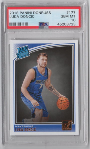 2018 Donruss Luka Doncic PSA 10