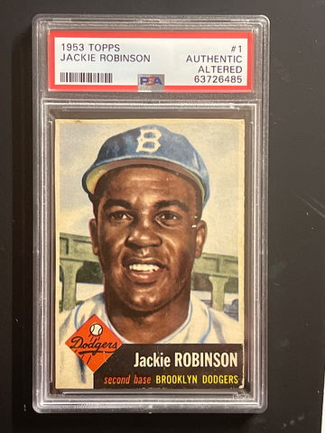 1953 Topps Jackie Robinson Authentic 