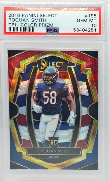 Roquan Smith PSA 10 Tri Color Prizm 117/199