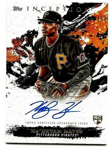 2021 Inception Ke'Bryan Hayes Autograph Rookie Card #100/150