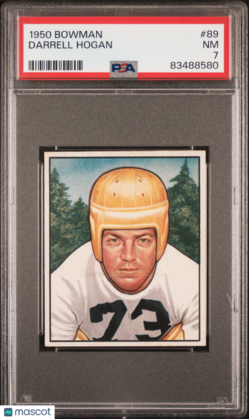 1950 Bowman Darrell Hogan #89 PSA 7