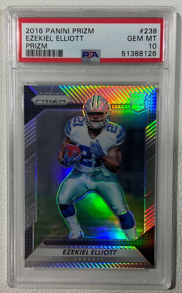 2016 Prizm Ezekiel Elliott Silver PSA 10