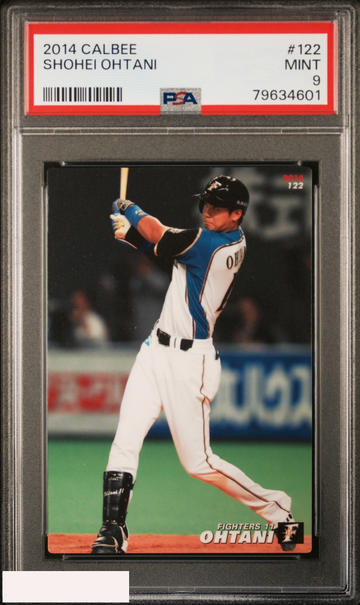 2014 CALBEE SHOHEI OHTANI #122 PRE-ROOKIE RC NIPPON-HAM FIGHTERS PSA 9 MINT
