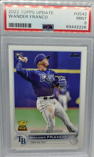 2022 Topps Update #US42 Wander Franco RC PSA 9