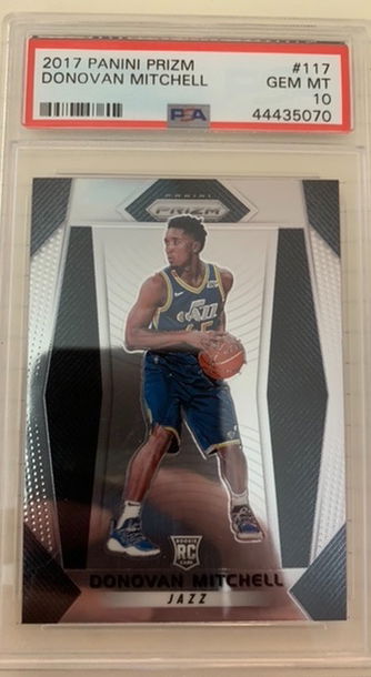 2017 Donovan Mitchell Prizm PSA 10