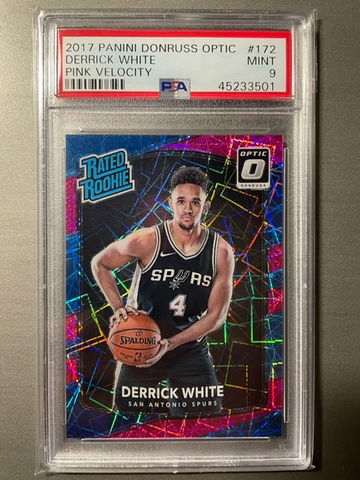 Optic Pink Velocity Derrick White Rookie RC PSA 9