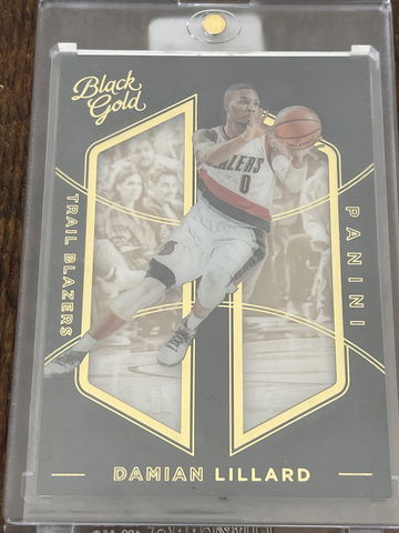 2015-16 Panini Black Gold Damian Lillard #78