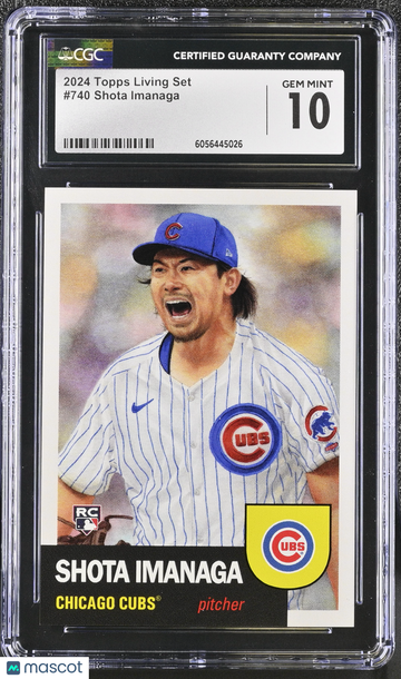 2024 Topps Living Set Shota Imanaga #740 CGC 10