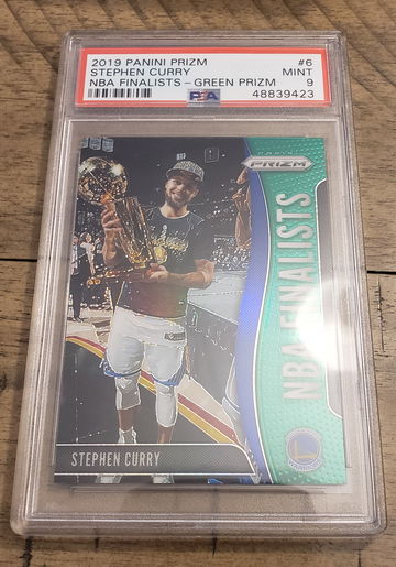 2019 steph curry prizm finalists green