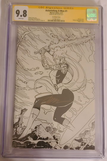 Astonishing X-Men #1 CGC/SS 9.8 signed by Jim Lee
