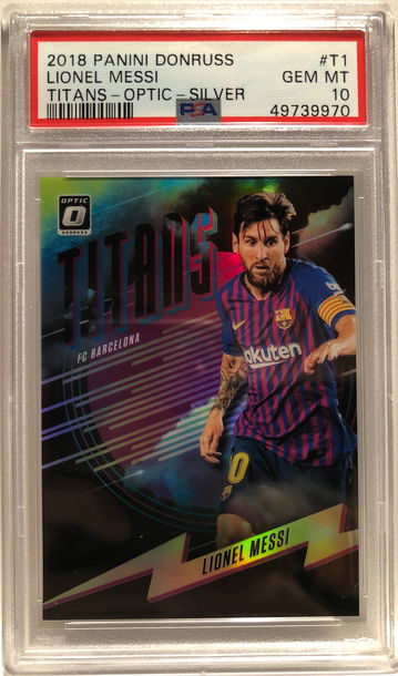 2018 donruss optic Lionel Messi titans prizm (from hk)