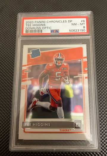 Tee Higgins Panini Optic PSA 8 