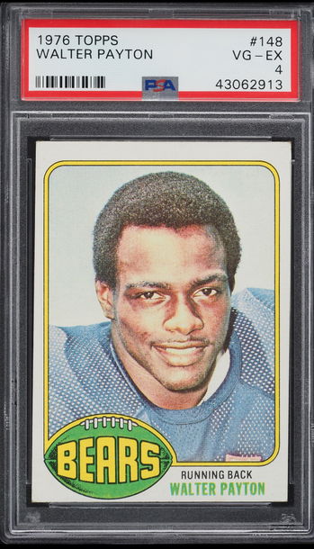 1976 Topps Walton Payton PSA 4 (ships from PWCC)