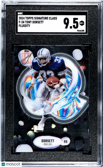 2024 Topps Signature Class Tony Dorsett #F-24 Fluidity SGC 9.5