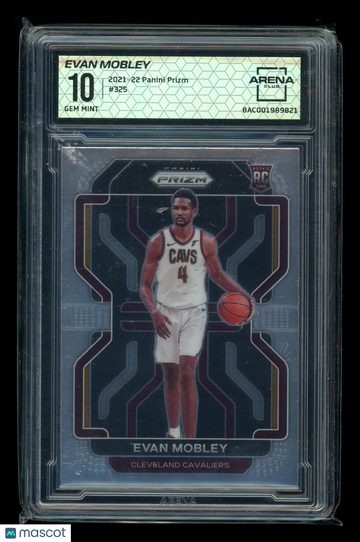 2021-22 Panini Prizm Evan Mobley #325 RC Arena Club 10