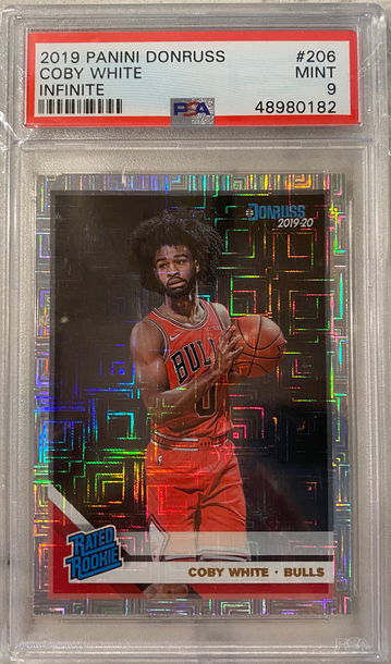 Coby White rated rookie infinite psa 9 
