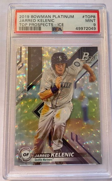 2019 Bowman Platinum top prospect  Ice Jarred Kelenic PSA 9 Mint 
