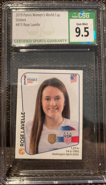 2019 Panini WC Stickers Rose Lavelle RC
