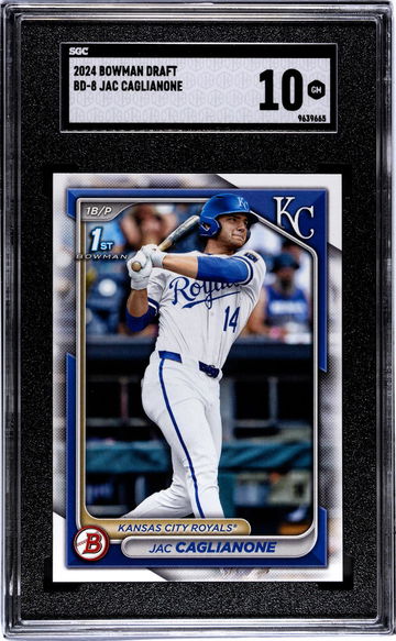 2024 Bowman Draft #BD-8 Jac Caglianone SGC 10