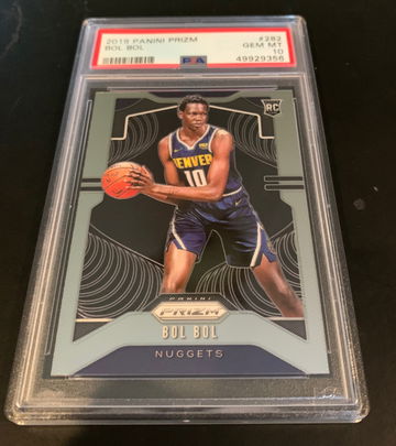 Bol Bol Prizm rookie PSA 10 