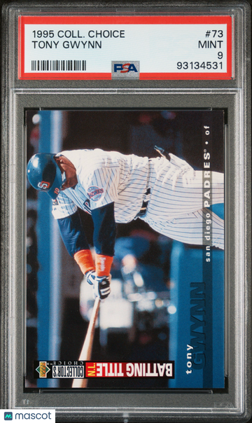 1995 Collector's Choice Tony Gwynn #73 PSA 9