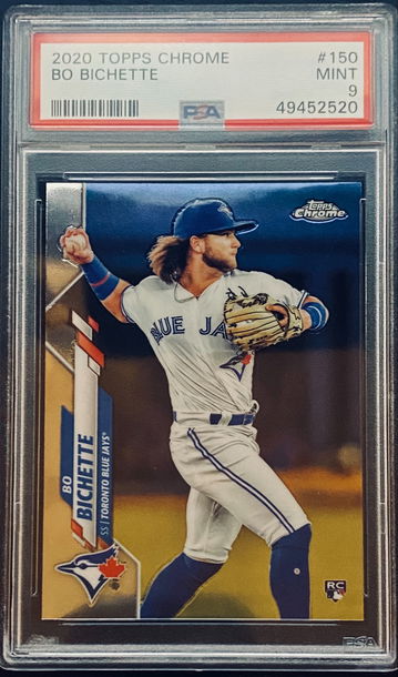 BO BICHETTE RC 2020 TOPPS CHROME #150 ROOKIE PSA 9 MINT