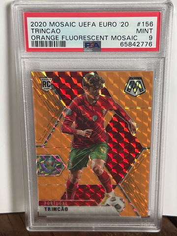 2020 Mosaic Uefa Euro ‘20 #156 Trincao Orange Fluorescent /25