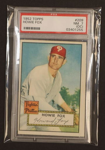 1952 Topps Howie Fox #209 PSA 7