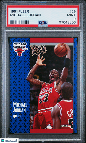 1991 Fleer Michael Jordan #29 PSA 9