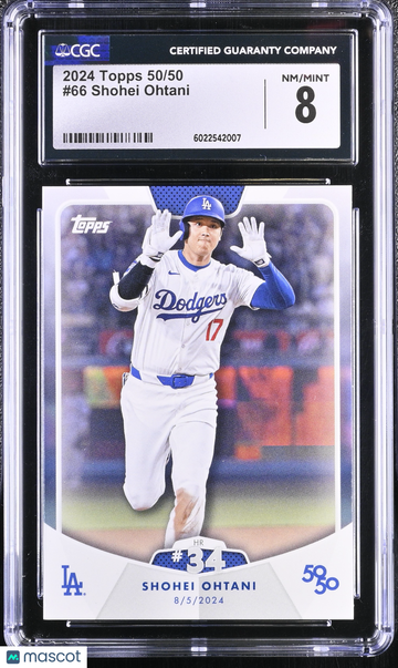 2024 Topps 50/50 Shohei Ohtani #66 CGC 8