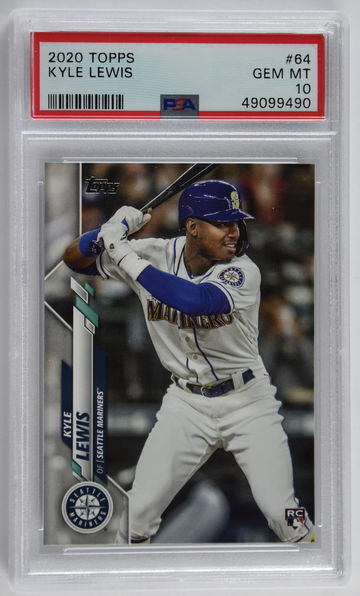 2020 Topps Kyle Lewis PSA 10 #64