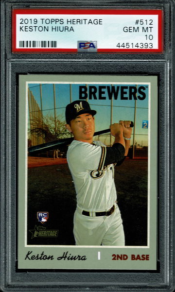 2019 Topps Heritage Keston Hiura