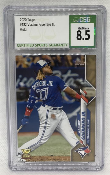 2020 Topps Series 1 Vlad Guerrero Jr. Rookie Cup Gold /2020 CSG 8.5