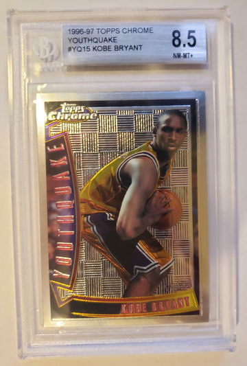 Kobe Bryant 1996 Topps Chrome Youthquake BGS 8.5