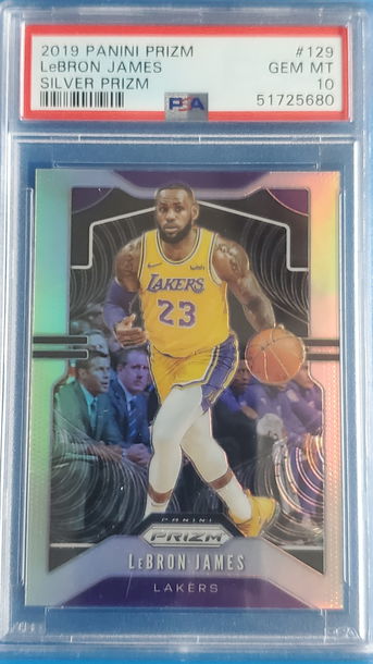2019 Panini Prizm Lebron James Silver Prizm PSA 10