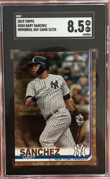 Gary Sanchez 2019 Memorial Day Camo /25