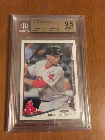 Mookie Betts Topps Update Rookie