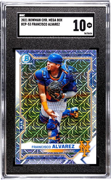 2021 Bowman Chrome Mega Box #BCP-53 Francisco Alvarez SGC 10