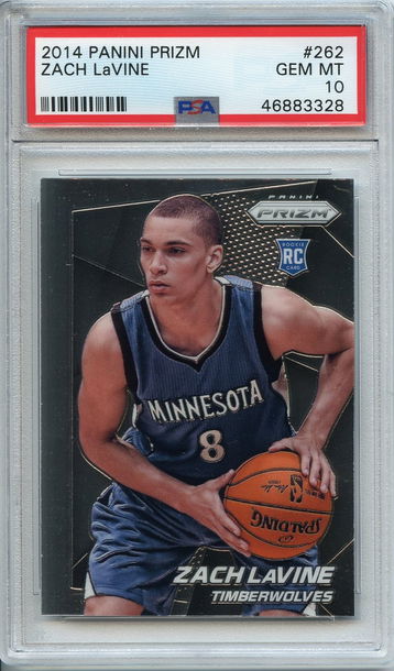 Zach Lavine Prizm Rookie PSA 10 NEP