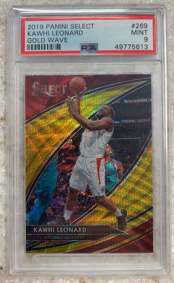 2019 Select KAWHI LEONARD Gold Wave