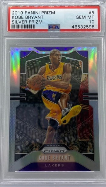 Kobe Bryant Silver Prizm Psa 10 2019 #8