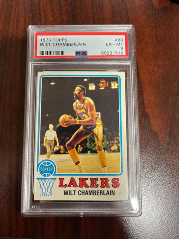 1973 Topps Wilt Chamberlain PSA 6