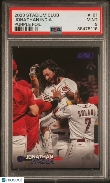 2023 Stadium Club Jonathan India #161 Purple PSA 9