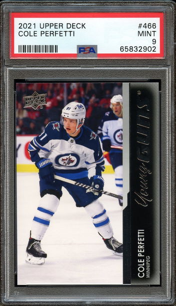 2021 Upper Deck Cole Perfetti PSA 9
