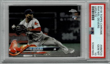 2018 TOPPS CHROME UPDATE RAFAEL DEVERS PSA 10 RC