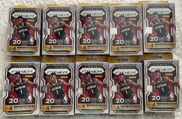 2020-21 Panini Prizm Basketball Hanger Box - Lot of 10 - NBA